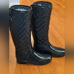Hunter quilted boots